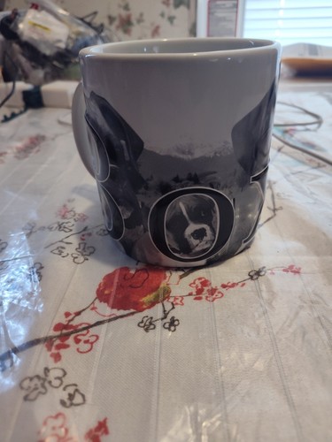Boxer dog mug black white - boxer, &