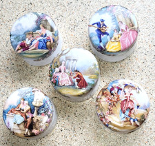 5 Vintage Decorative Ceramic