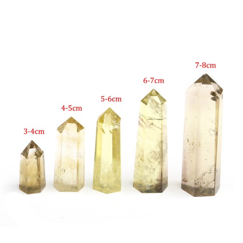 Natural crystal point wand - natural,