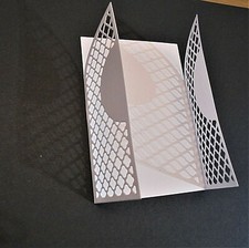 Die Cut cuts opening door window x 2 wedding invitation - Choice of colour