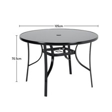 Tempered Glass Outdoor Dining