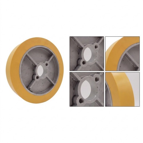 Drive roller for wood milling - wood,