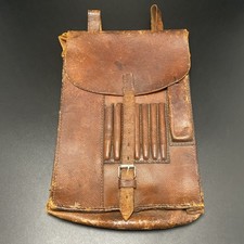 Original WW2 German Red Leather Luftwaffe Map Case Dated 1937