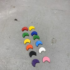 12Pcs Coloured Key Covers Caps