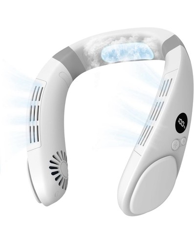 6000mah neck fan with cooling - 6000mah,