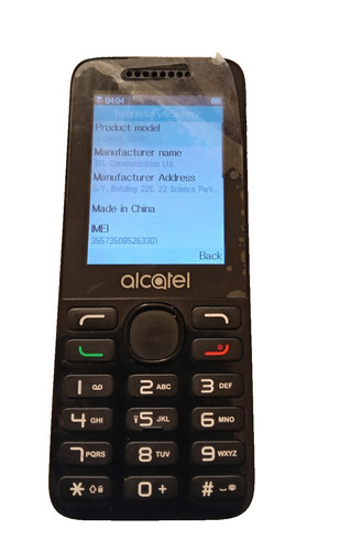 Alcatel 2038x simple mobile