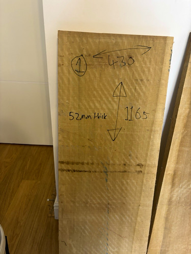 Rough sawn tulip board - rough,