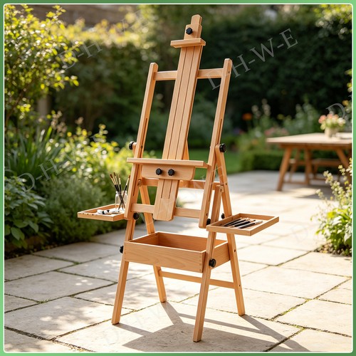Tripod art easel wooden - tripod,