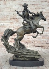 Bronze Sculpture Cowboy with