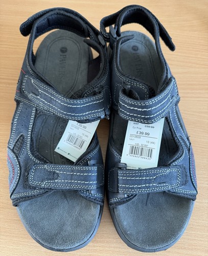 Mens pavers navy open toed - pavers,