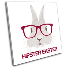 Hipster Rabbit Illustration
