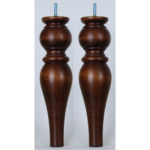 Turned wooden legs - 2,