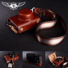 Handmade Genuine real Leather Full Camera Case Camera bag for FUJI X20 FUJI X10