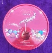 Lindt Lindor Assorted Chocolate Truffles Empty Tin 450g