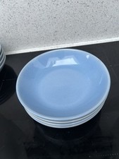 Blue Pasta Dishes X 4  Ceramic