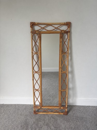 Vintage bamboo rattan - rattan, wall