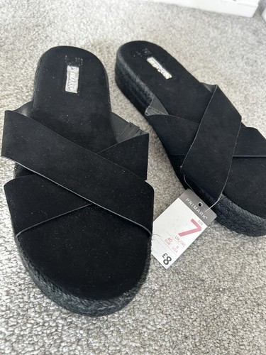 Black small platform - black,