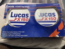 Lucas FX 150 Fog Lamps Driving Lights Pair