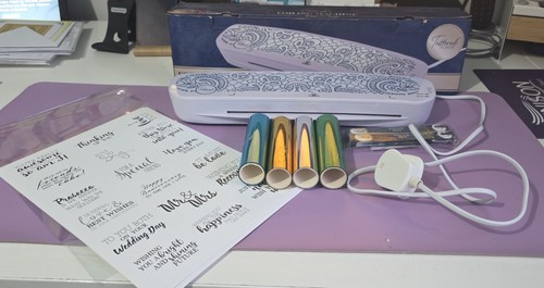 Tattered lace foiling machine - tattered,