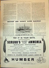 Old Print 1898 Slieve Donard