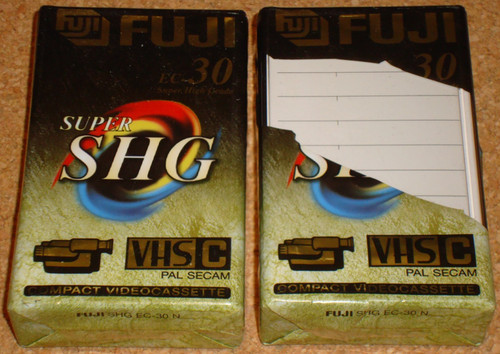 Fuji vhs super shg - fuji, vhs-c