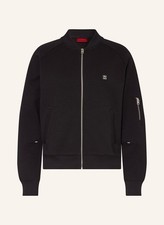 RRP £189 Hugo Boss - HUGO Dargenzip Full Zip Sweatshirt Black