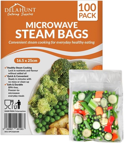 Microwave steam bags - microwave, [100