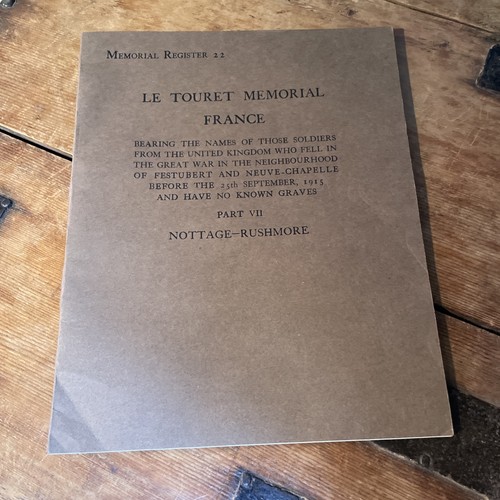 Memorial register touret - register, le
