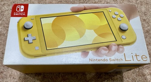Yellow nintendo switch lite - switch,
