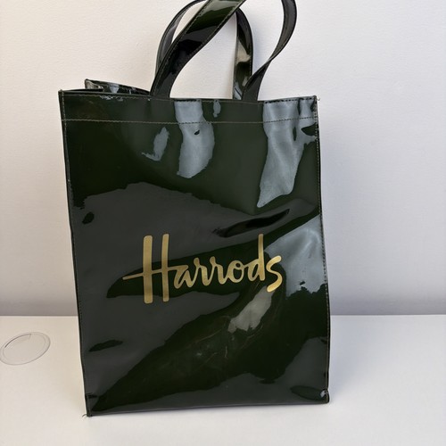 Harrods pvc green tote - green, bag
