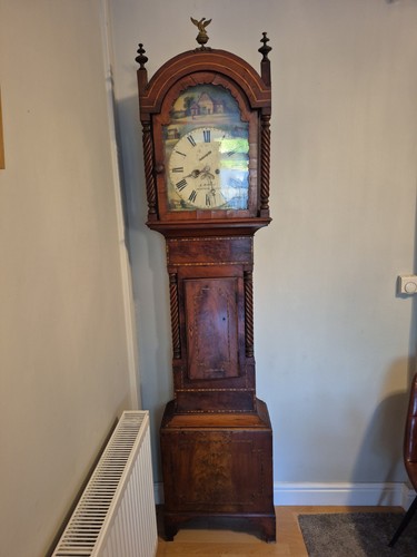 Grandfather clock 1860 koos - grandfather, l