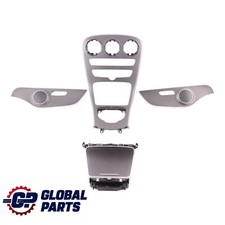 Mercedes C205 Centre Console Panel Trim Cover Black Pore Oak wood A2056807506