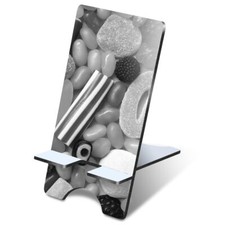 1x 3mm MDF Phone Stand BW - Pick and Mix Sweets Candy #41985