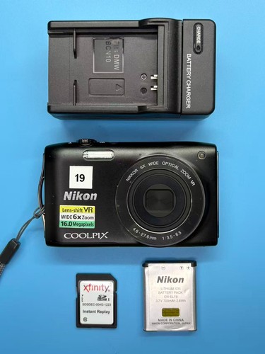 Nikon coolpix s3300 black - coolpix,