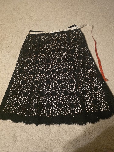 Carlisle black lace overlay - black,