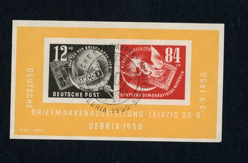 Gdr michel number block - gdr,