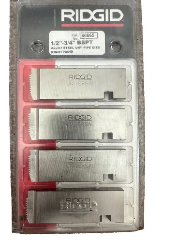 Ridgid pipe dies - ridgid, dies.