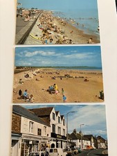 3 Vintage unposted Postcards - DYMCHURCH - Sands - High Street