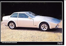 TVR 420 SPORTS SALOON brochure - 1986 - uktra rare - mint condition