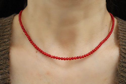 Dainty red coral - dainty, mm