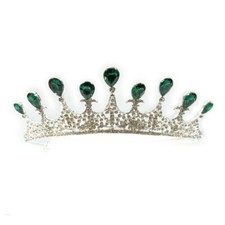 Green Tiara Crown Adults