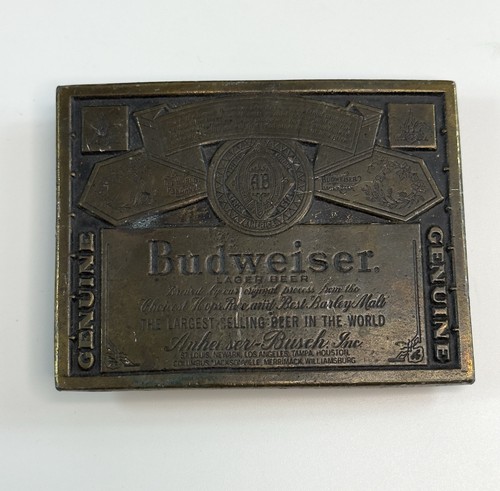 Budweiser belt buckle cdc - belt,