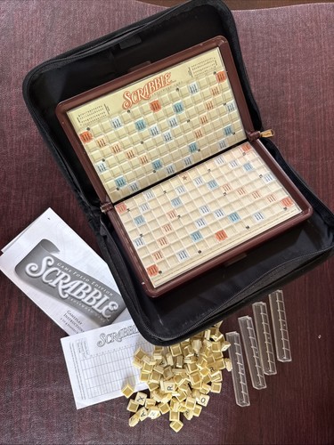 Scrabble deluxe travel edition - deluxe,