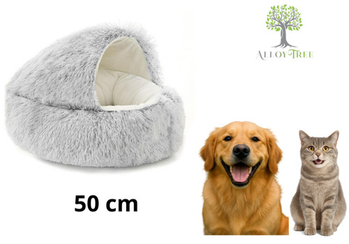 Pet dog bed round plush - pet,