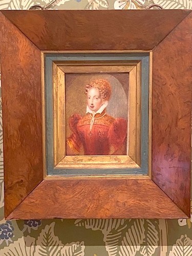 Antique miniature portrait - portrait, of
