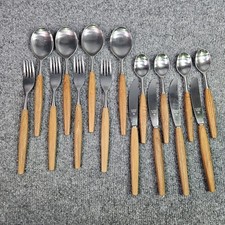 Vtg E.D. WUSTHOF DREIZACK Teak