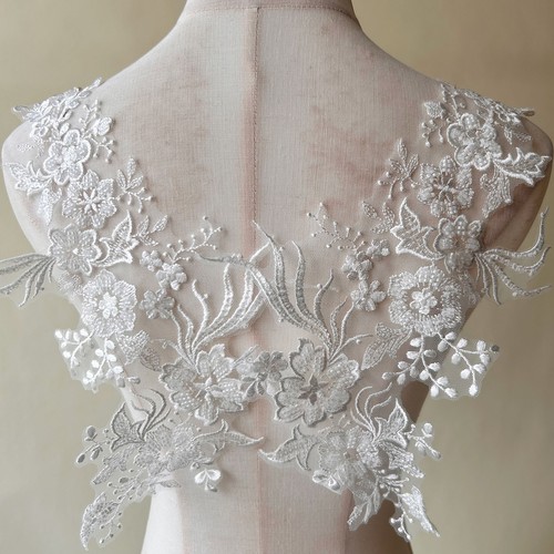 Beaded embroidery lace - beaded,
