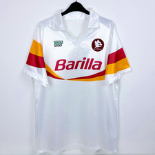Original AS Roma 1990-1991 Away Football Shirt Maglia Calcio Enerre NR