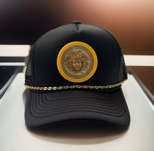 Black  Hat - Gold Medusa