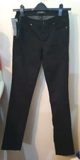 Ermanno Scervino Designer Womens Black Jeans Size 28 BNWT Italy 